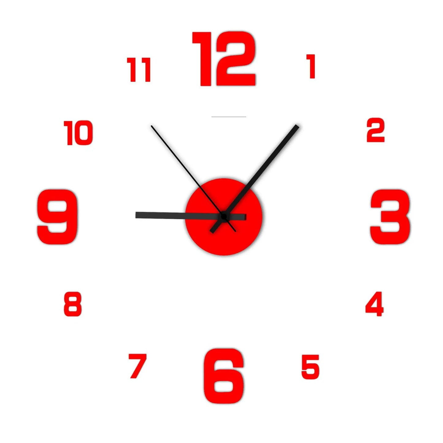 Transform Your Space with the Creative Frameless DIY Wall Clock - Customizable Antique Style Decor