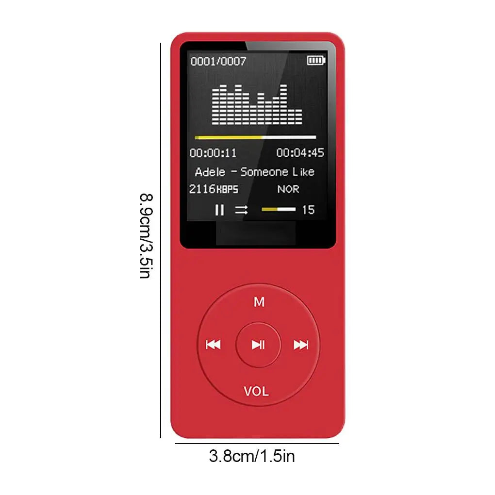 Experience Unmatched Sound Quality with Our Rechargeable Portable MP3 Player Featuring Noise Conduction Technology and Built-in Microphone