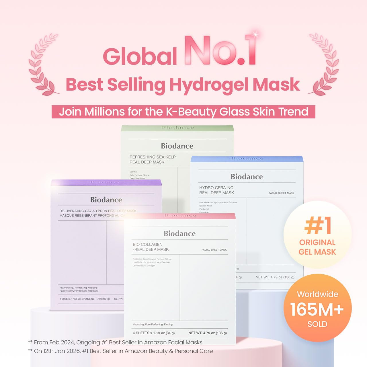 Biodance Collagen Pink Glow Trio - Ultimate Hydration and Youthful Radiance