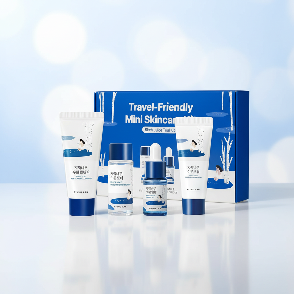 Ultimate Birch Juice Moisturizing Mini Kit: Your 4-Step Travel Companion for Radiant Skin