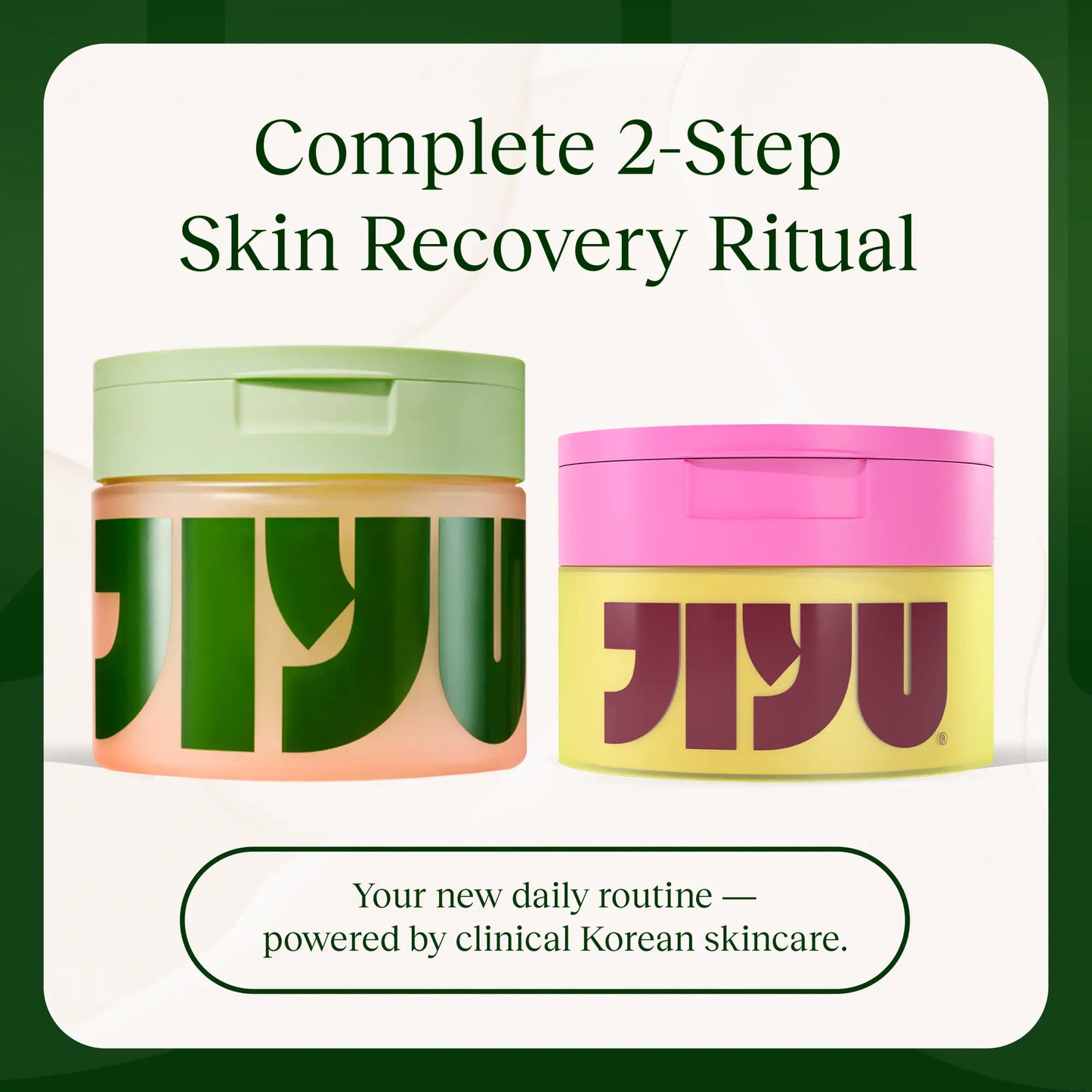 Achieve Radiant Skin with the JiYu Korean Skincare Glow-Up Bundle - Toner Pads & NAD+ Cream
