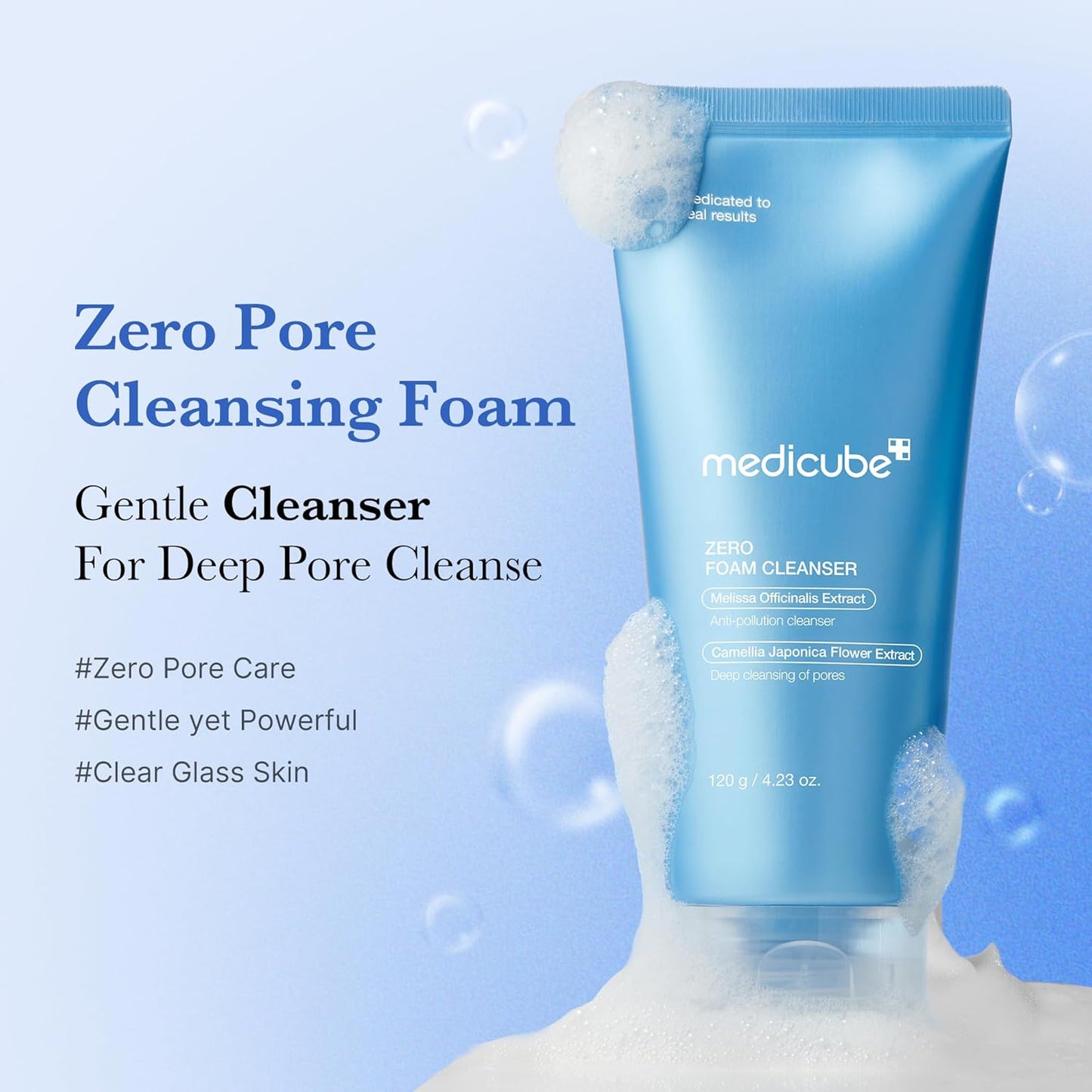 Gently Transform Your Skin with MEDICUBE Cleanse & Swipe Duo: Zero Pore Pad Mild & Zero Foam Cleanser for Delicate Skin
