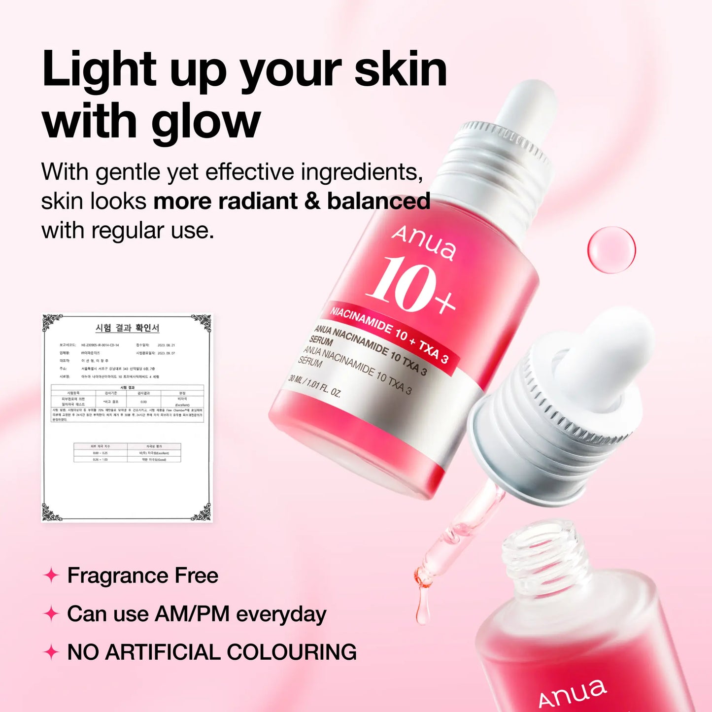 Anua Dark Spot Correcting Serum : 10% Niacinamide+ 4% Tranexamic Acid 1.01 Fl.Oz. (30Ml)