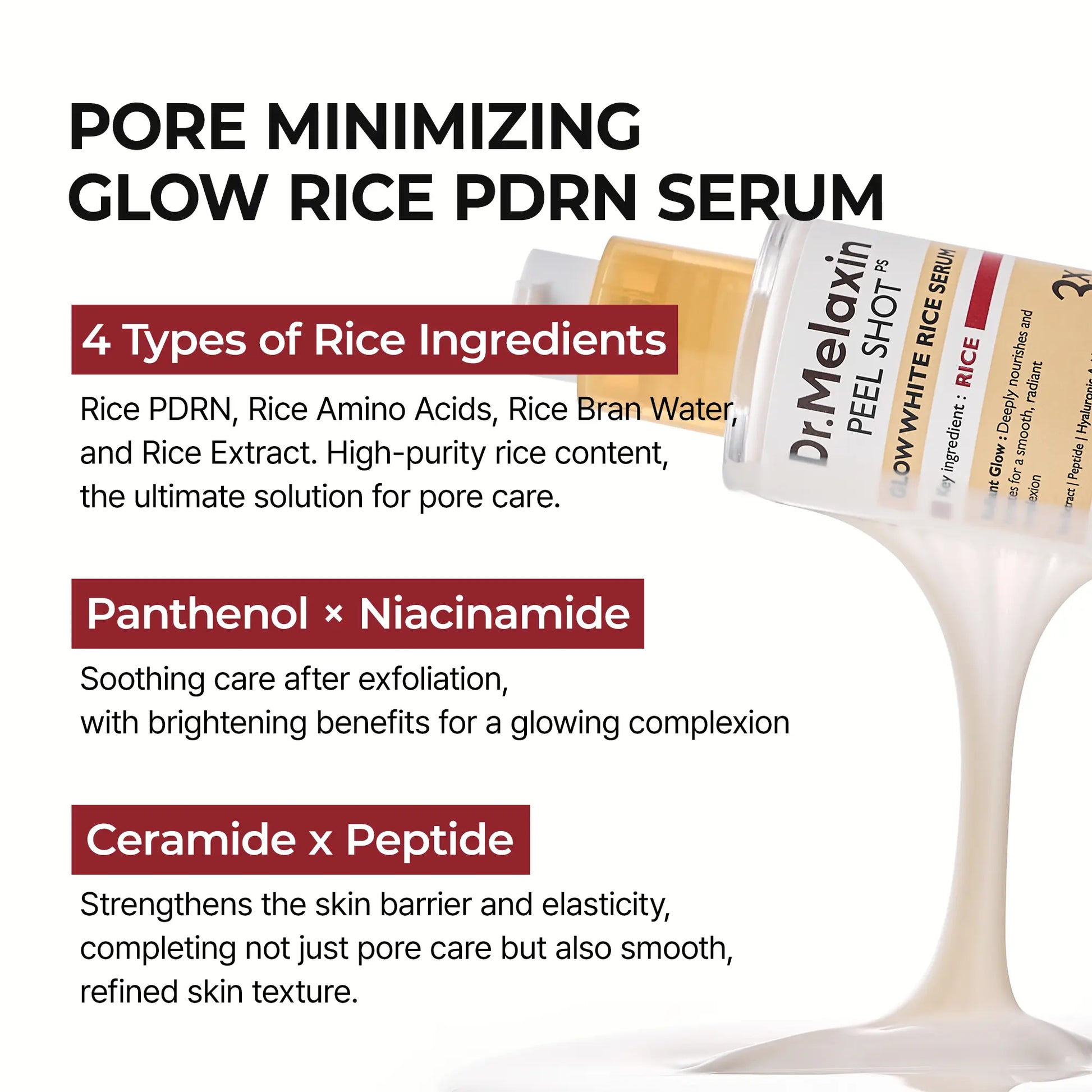 Dr.Melaxin Official Ultimate Exfoliating Glow Rice Routine Set