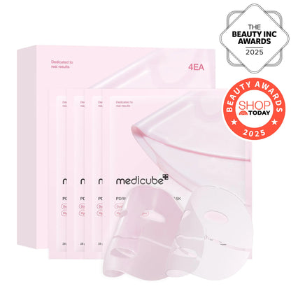 Medicube PDRN Pink Collagen Gel Mask - 4 Sheets of Salmon DNA Infused Luxury for a Youthful Glow