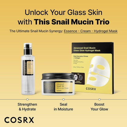 Revitalize Your Skin with COSRX Snail Mucin 96% Repairing Serum - 100ml of Korean Skincare Magic!