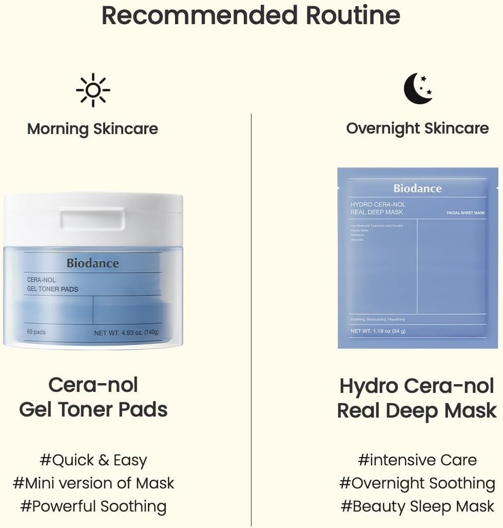 Biodance Cera-Nol Gel Toner Pads