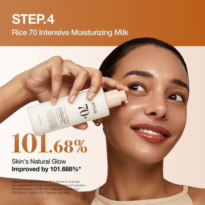 Anua Korean Rice Glass Skin 4-Step Routine