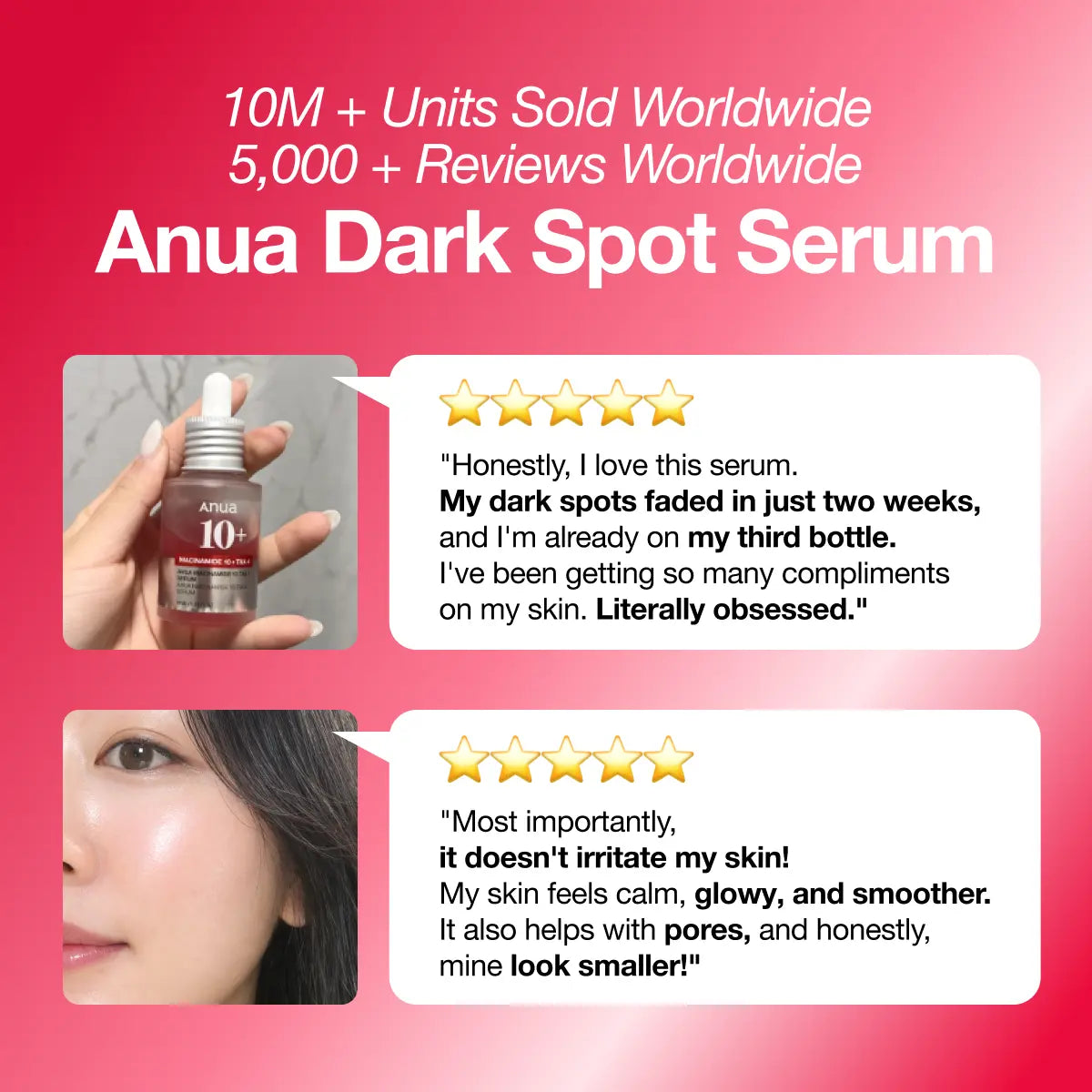 Anua Dark Spot Correcting Serum : 10% Niacinamide+ 4% Tranexamic Acid 1.01 Fl.Oz. (30Ml)
