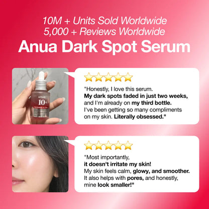 Anua Dark Spot Correcting Serum : 10% Niacinamide+ 4% Tranexamic Acid 1.01 Fl.Oz. (30Ml)