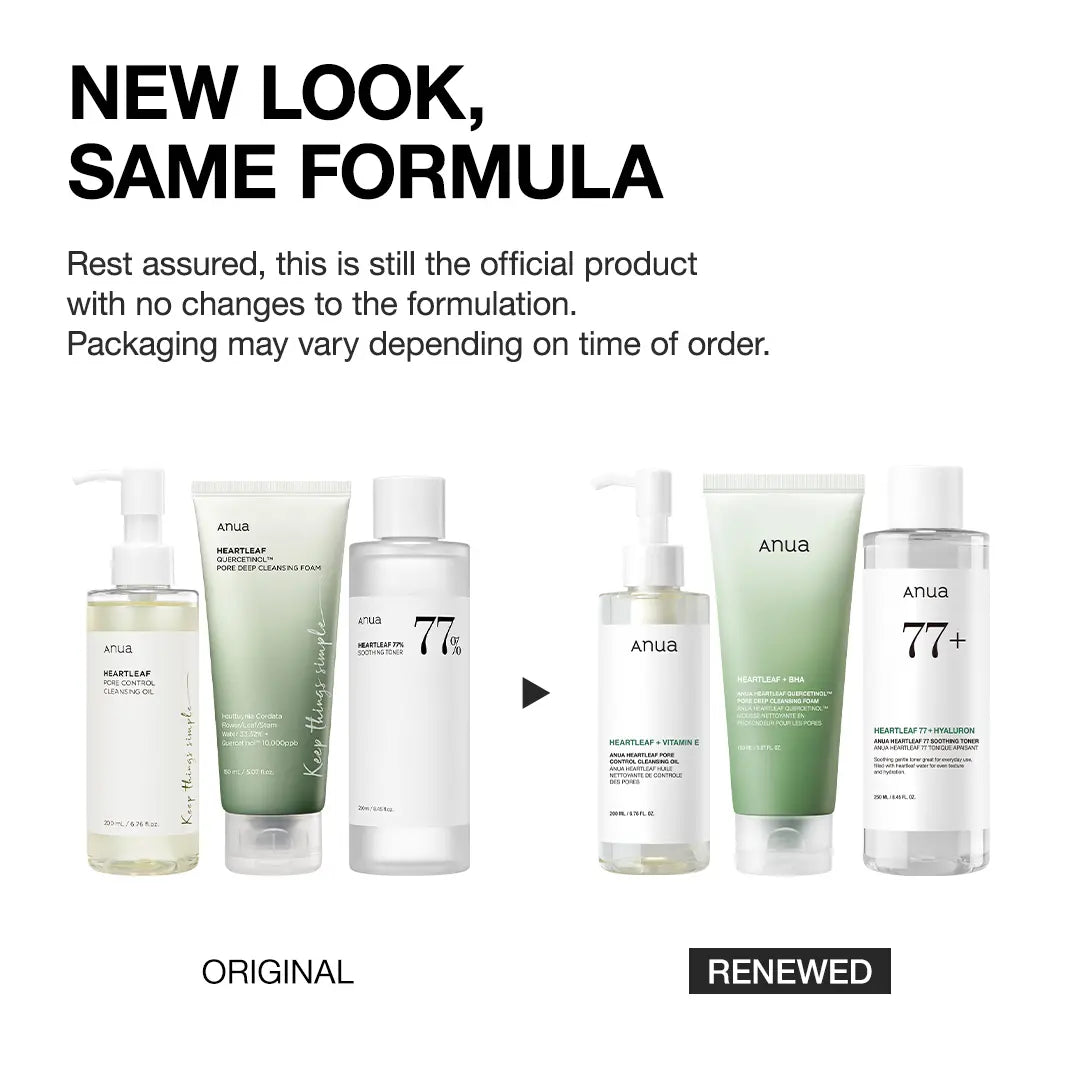 Discover the Anua Essential Trio: Oil Cleanser, Deep Cleansing Foam, and Calming Toner for Radiant Skin