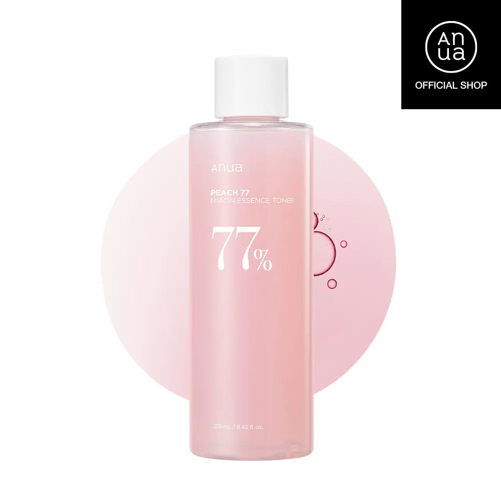 Revitalize Your Skin with Anua Peach 77 Niacin Essence Toner - 8.45 Fl. Oz. of Hydrating Radiance for All Skin Types