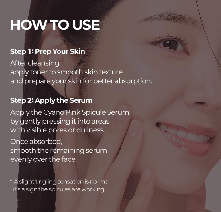 ******SALE***********Dr.Melaxin Cyano Pink Spicule Serum