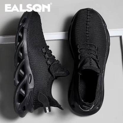 Men's and Women's Breathable Mesh Running Shoes - Lightweight Shock-Absorbing Casual Sneakers for Outdoor Sports