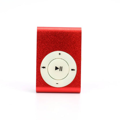 Stylish Mini MP3 Player - Portable USB Music Player with Colourful Clip & TF Card Support