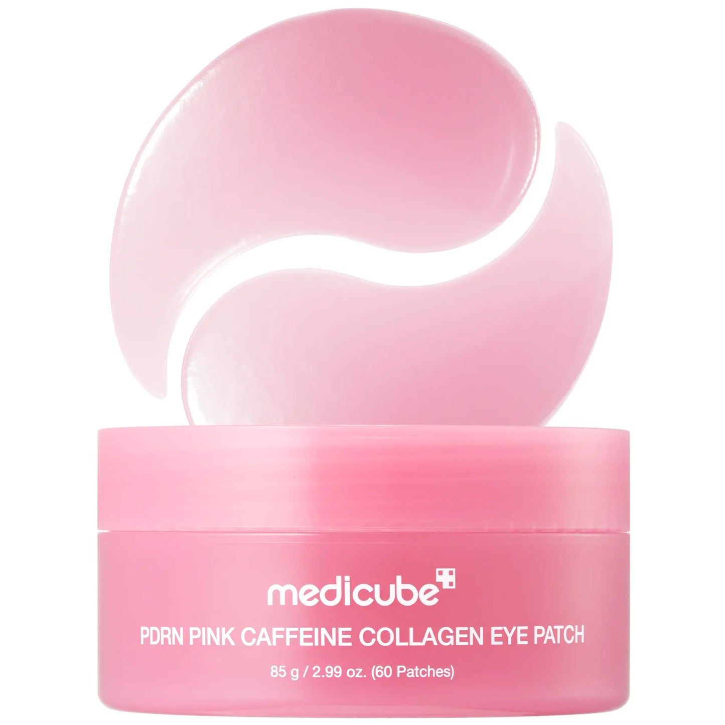 Medicube PDRN Pink Caffeine Collagen Eye Patch for Night Care - Reduces Under-Eye Puffiness and Dark Circles for a Smooth, Radiant, and Youthful Appearance | Korean Skincare, K-Beauty