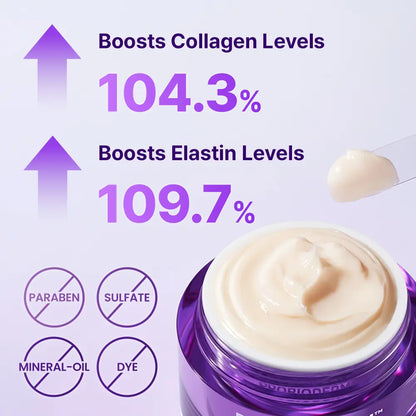 BIOHEAL BOH Probioderm 3D Lifting Cream 1.7 Fl Oz | Advanced Korean Night Cream with 17-Peptide Complex for Facial and Neck Wrinkles, Ideal for Slugging | Perfect Mother's Day Gift