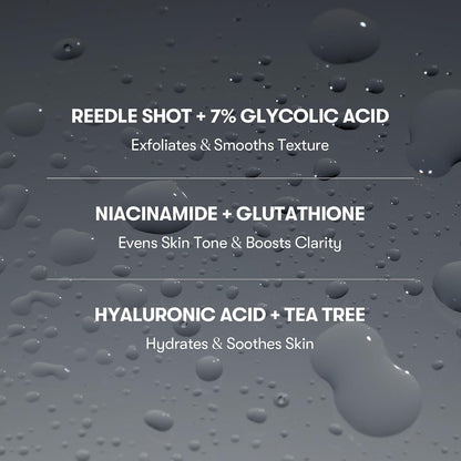 VT Cosmetics 7% Glycolic Acid Reedle Shot Mist - Exfoliating Spray for Head-to-Toe Radiance (4.05 Fl Oz)