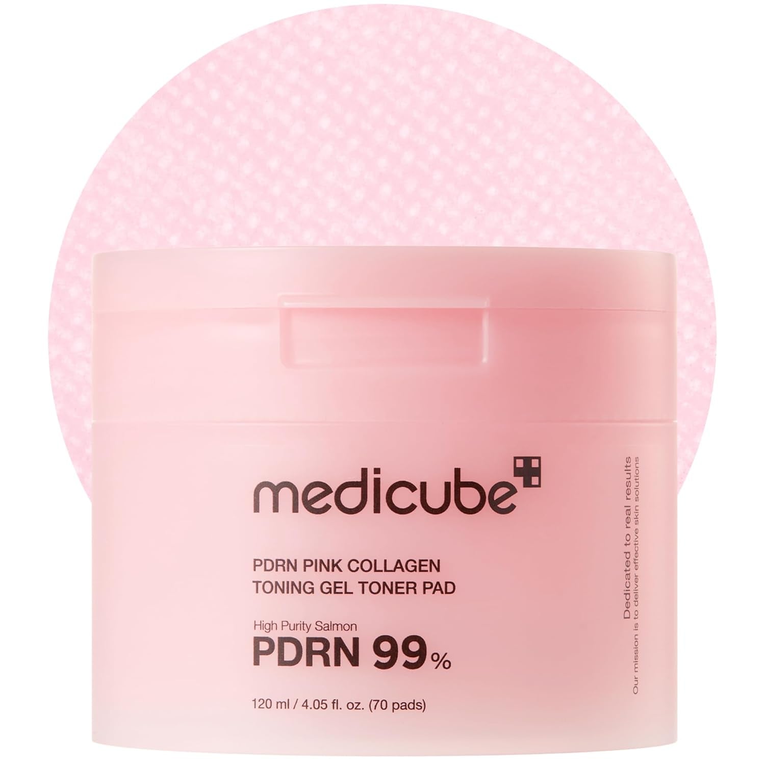 Revitalize Your Skin with Toner Pads Infused with Salmon DNA and Collagen | Korean Gel Toner for Soothing Radiance | 70 Pads of Pink Collagen Jelly