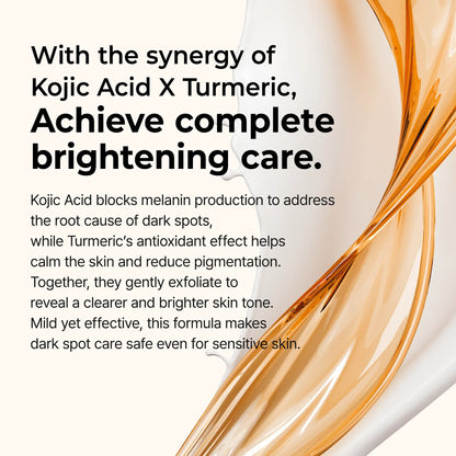 Dr.Melaxin Peel Shot Glow Rice Ampoule Duo & Kojic Acid Turmeric Serum