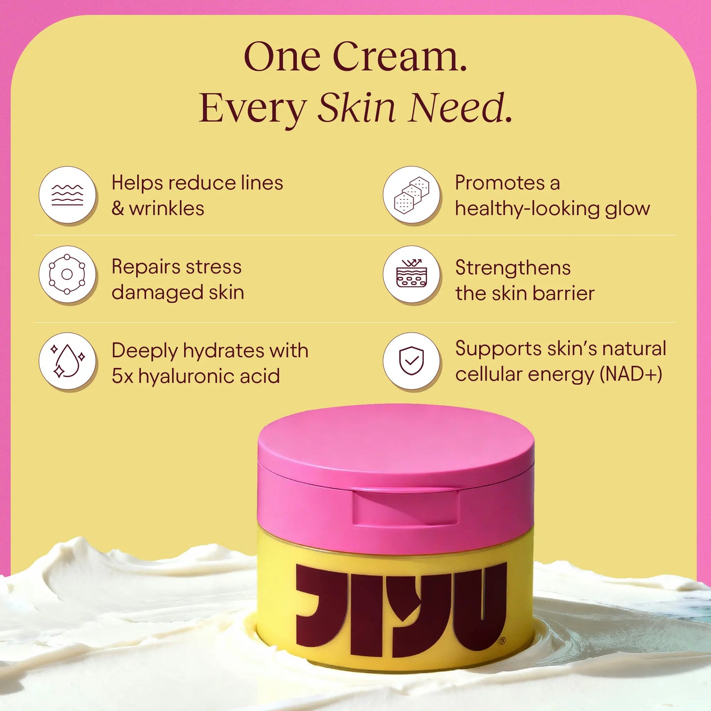 Jiyu Anti-Aging Moisturizing Cream Powered by NAD+