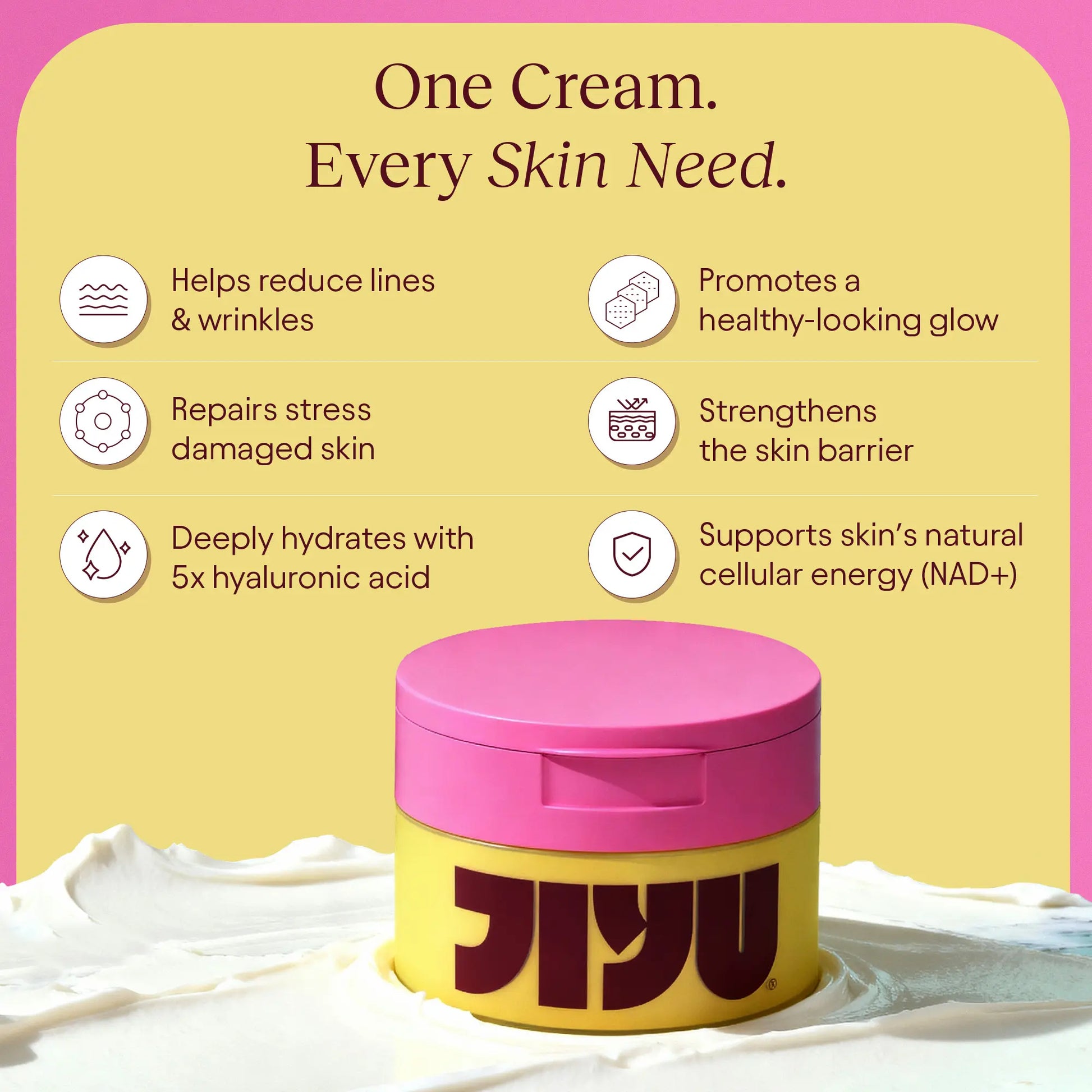 Jiyu Anti-Aging Moisturizing Cream Powered by NAD+