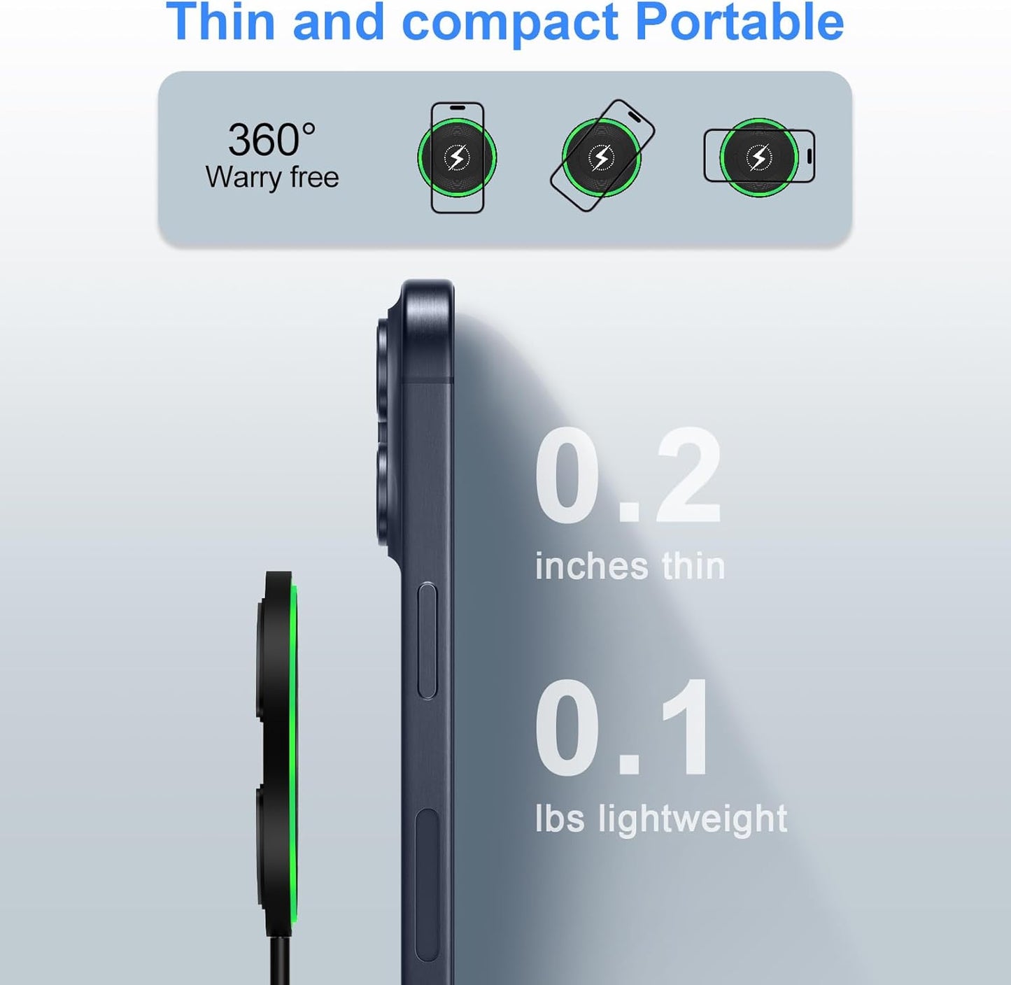 Fast and Versatile Pixel Wireless Charger - Ultimate Charging Pad for Google Pixel and More