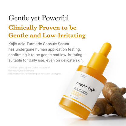 Revitalize Your Skin with Medicube Kojic Acid Turmeric Serum - Unlock Radiant Glass Skin for Face & Body | Enriched with Niacinamide & Glycolic Acid | 250ml