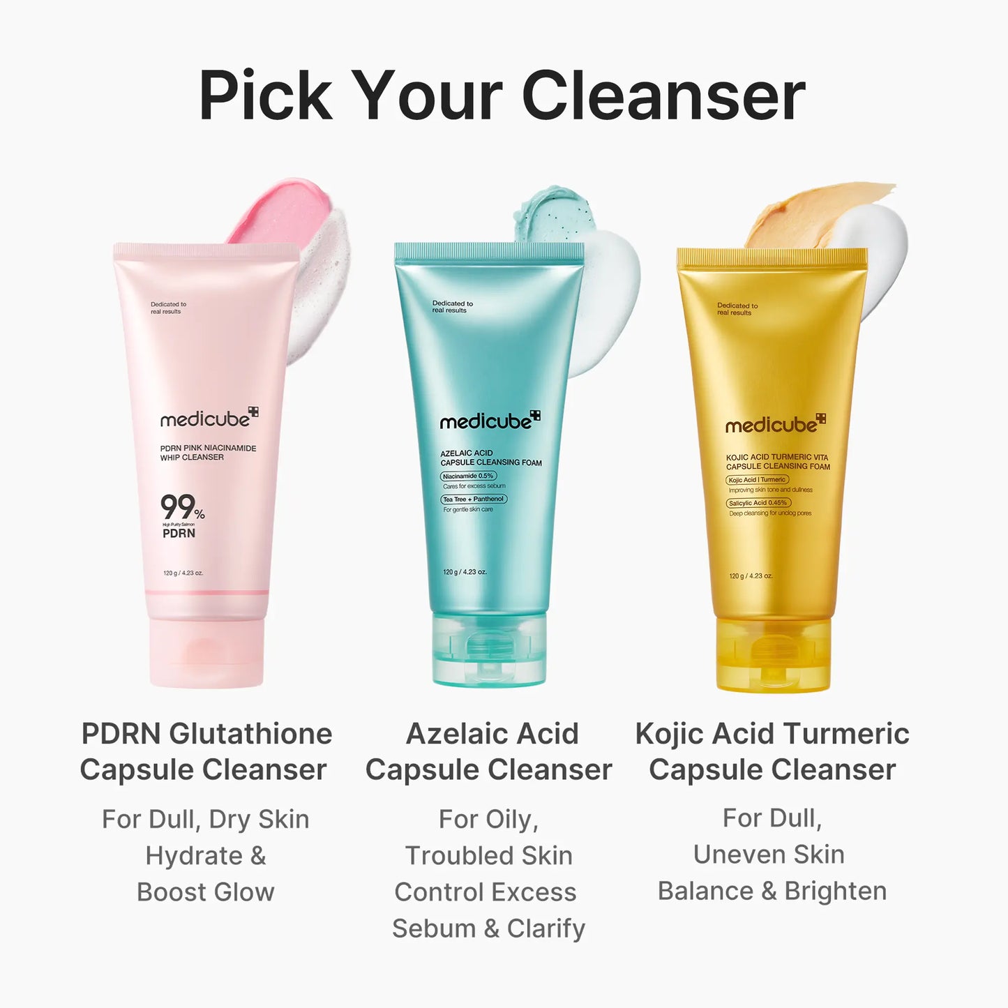Medicube Mix & Match Capsule Cleansing Foam Set