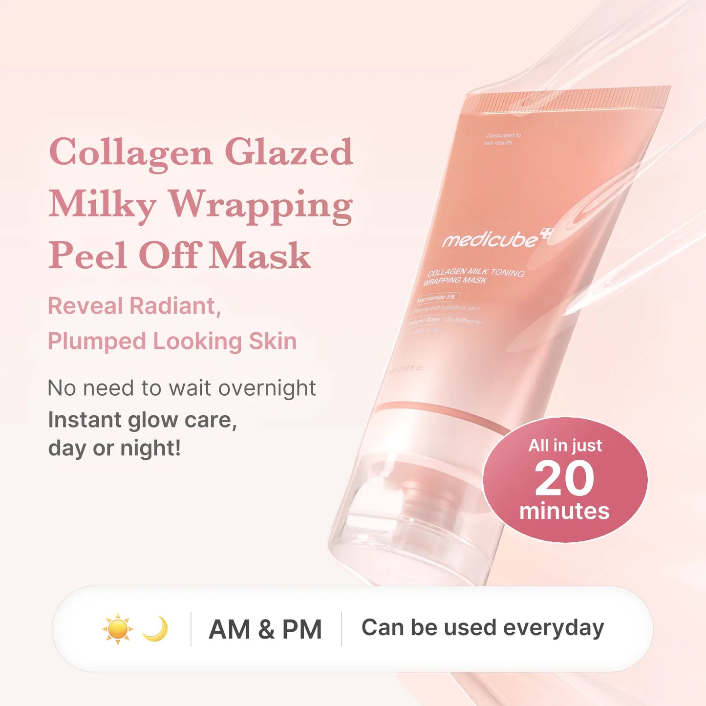 Medicube Milky Glow Lock Collagen Duo