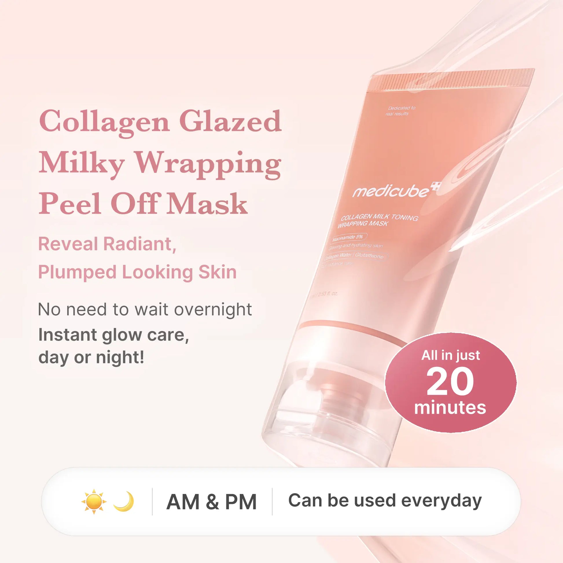 Medicube Milky Glow Lock Collagen Duo