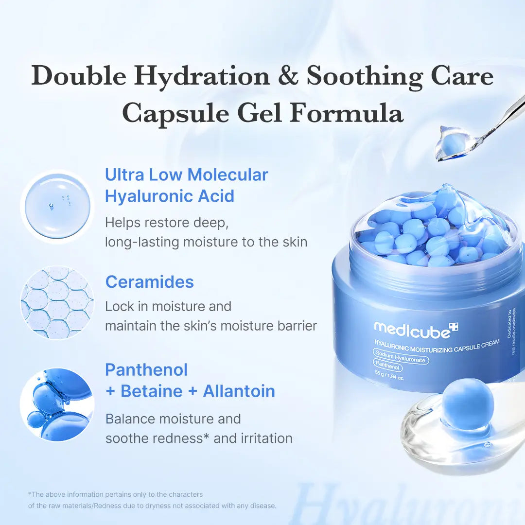 Medicube's Hydrating Hyaluronic Acid Capsule Cream