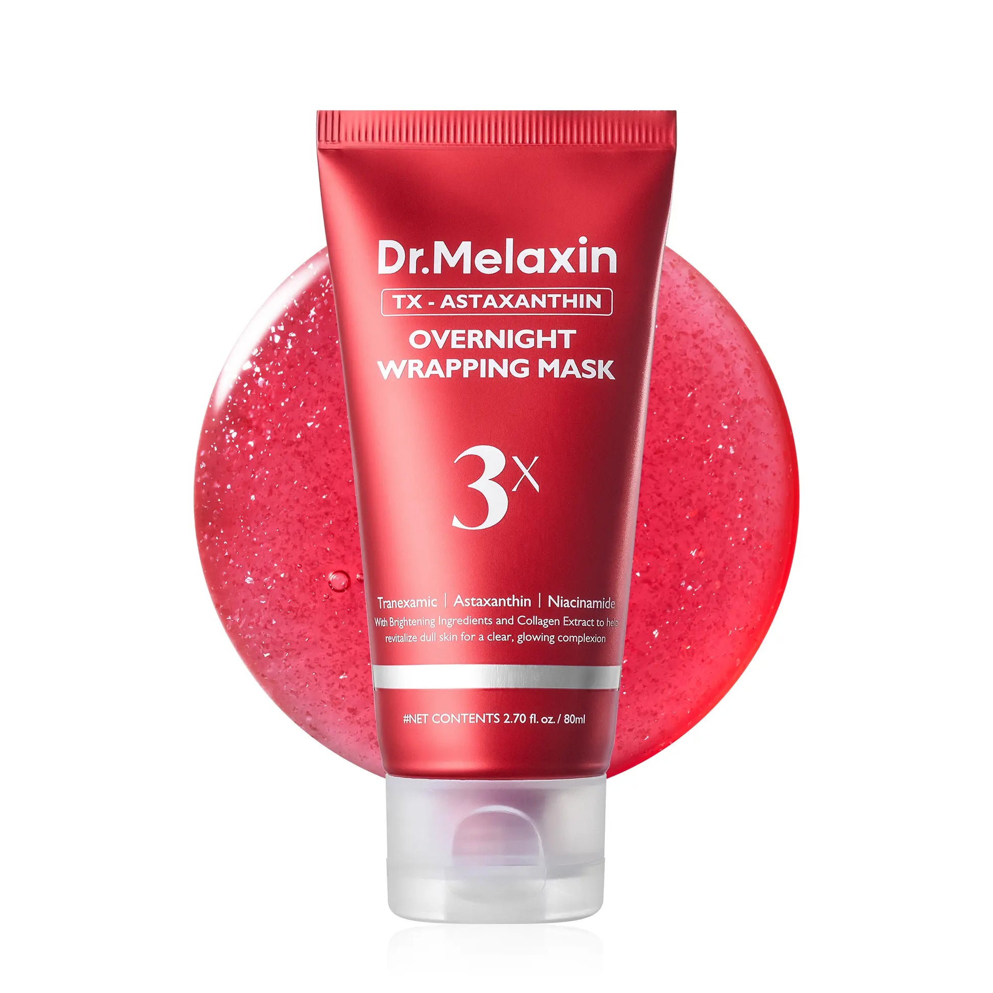 Dr.Melaxin Official Revitalize Your Skin Overnight with  TX Astaxanthin Wrapping Mask
