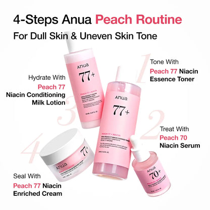 Anua Peach 70 Niacinamide Serum - Brightening Elixir for Radiant Complexion (1.01 Fl. Oz.)