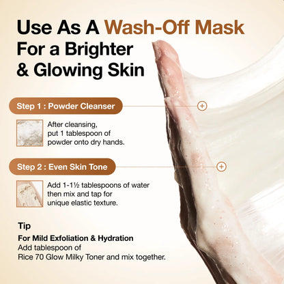 Anua Korean Rice Enzyme Brightening Cleansing Powder