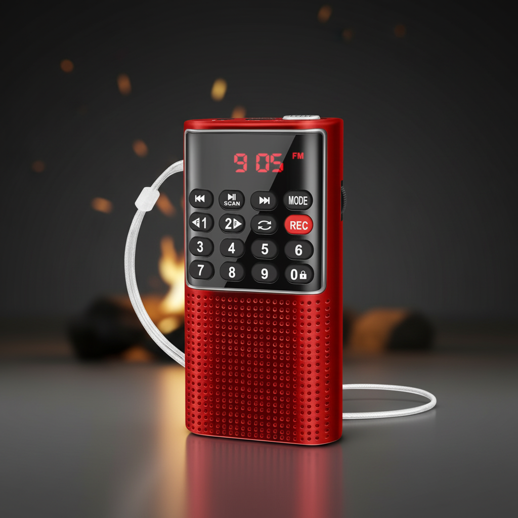 Ultimate Mini Portable FM Radio with Recorder