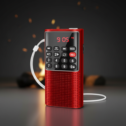 Ultimate Mini Portable FM Radio with Recorder