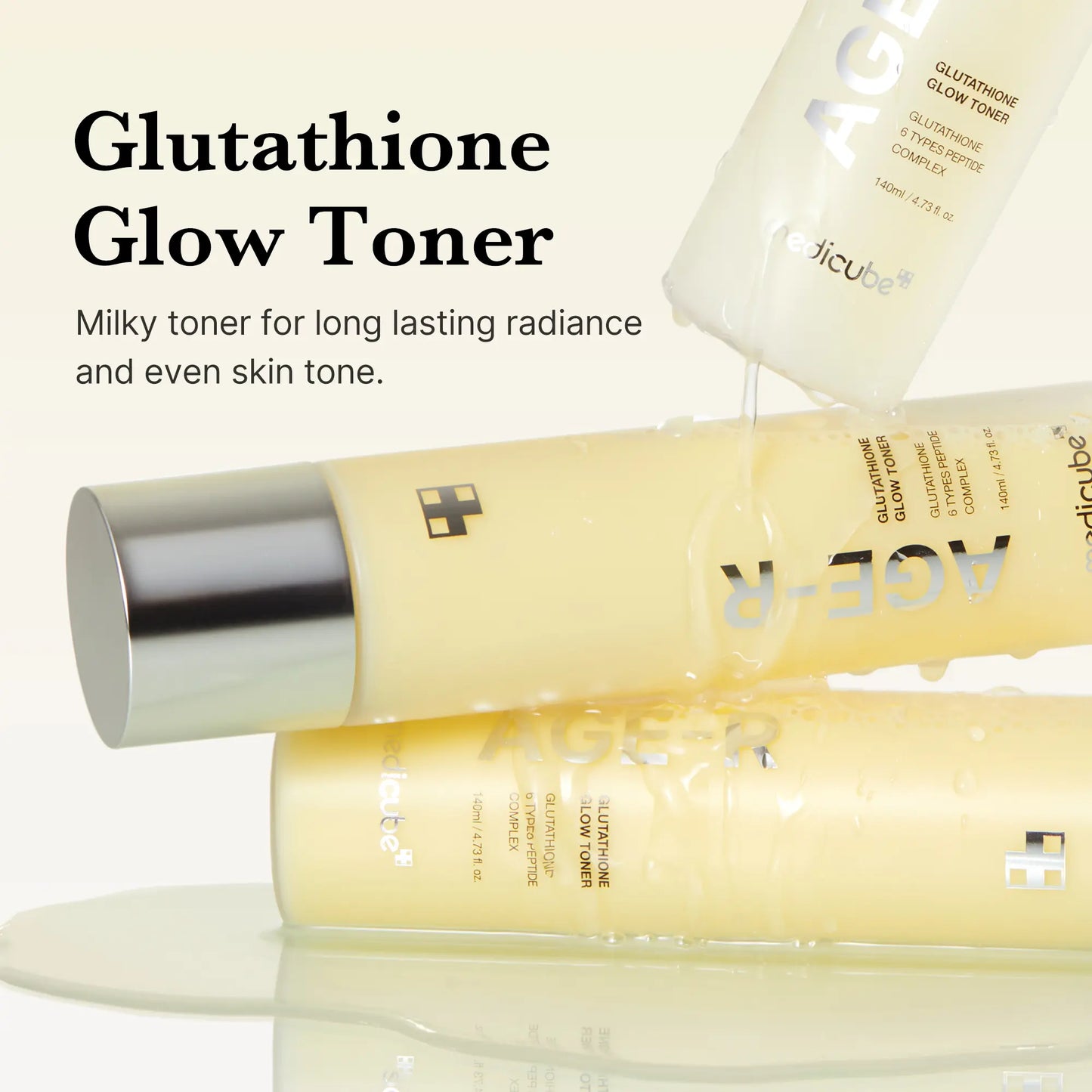 Medicube  Age-R Glutathione Glow Milky Toner
