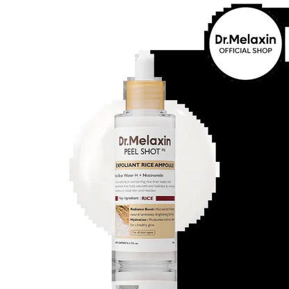 Dr.Melaxin Official Peel Shot Glow Rice Peeling Ampoule