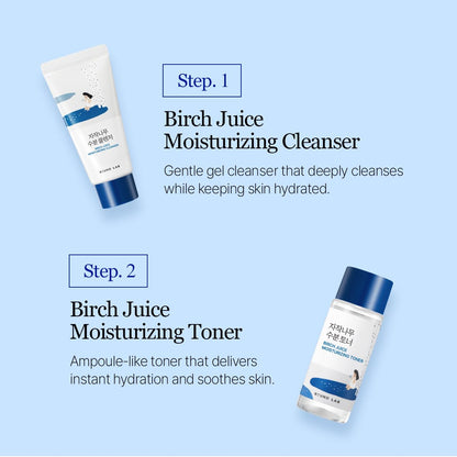 Ultimate Birch Juice Moisturizing Mini Kit: Your 4-Step Travel Companion for Radiant Skin