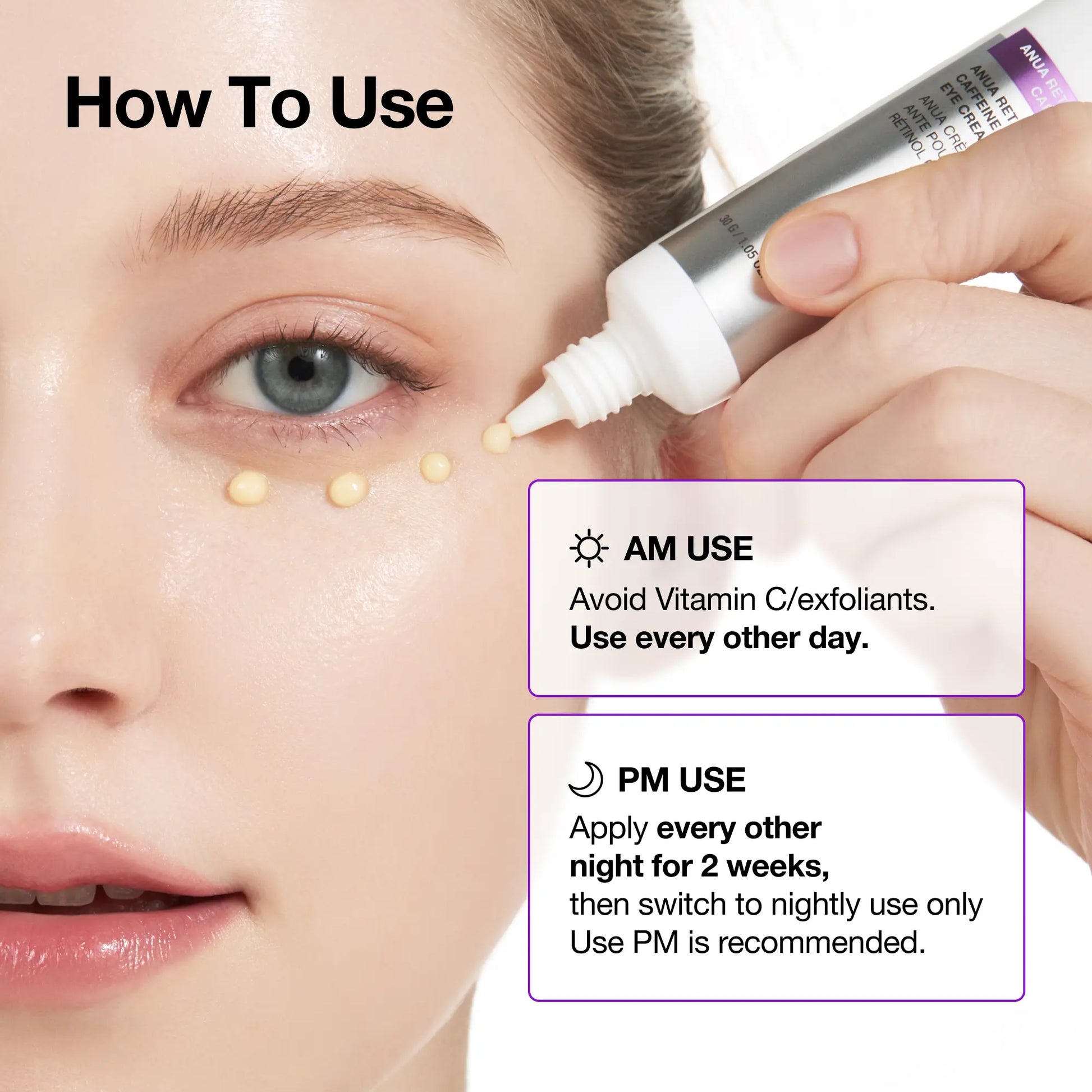 [Anua] Retinol TM 0.1 Caffeine Revitalizing Eye Cream 30G 