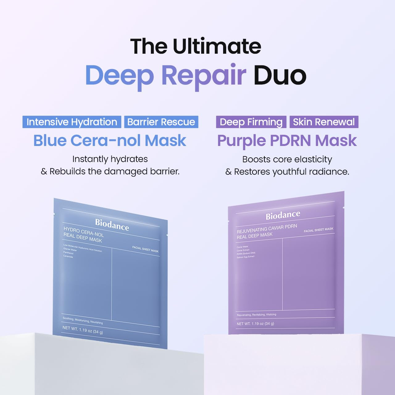 Revitalize Your Skin with Biodance Barrier Rescue Duo: Nourishing Caviar PDRN & Hydrating Ceramide Panthenol