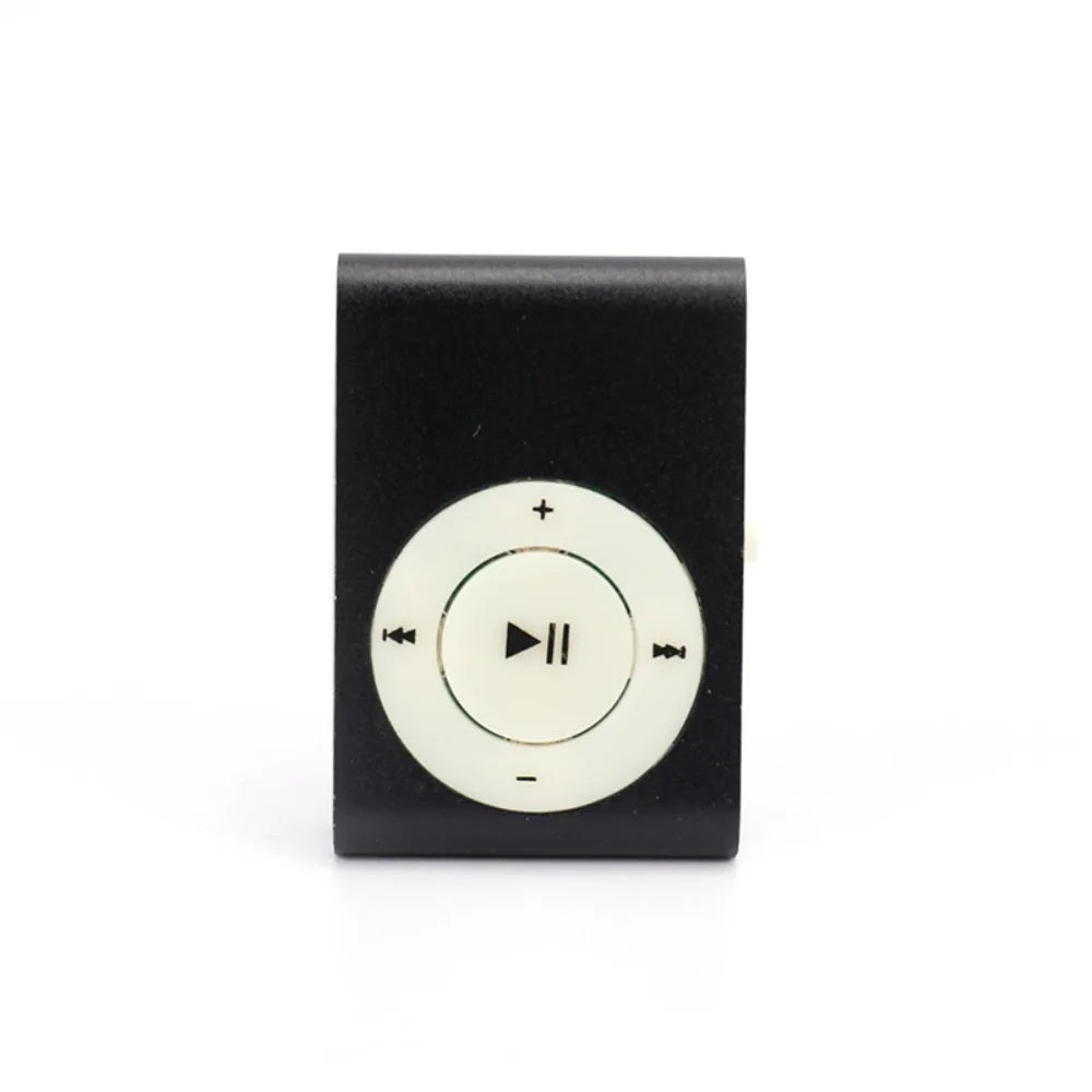 Stylish Mini MP3 Player - Portable USB Music Player with Colourful Clip & TF Card Support