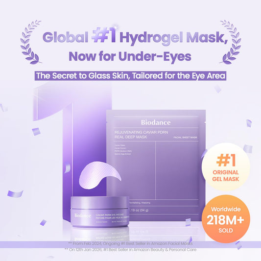 Biodance Caviar PDRN Eye Patches - Brighten, Nourish, and Rejuvenate!