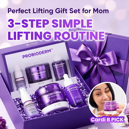 Revitalize Your Skin with the Probioderm 3D Lifting Skincare Set - Cardi B's Ultimate Choice for Youthful Glow!
