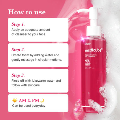 Medicube PDRN Jelly to Foam Cleanser