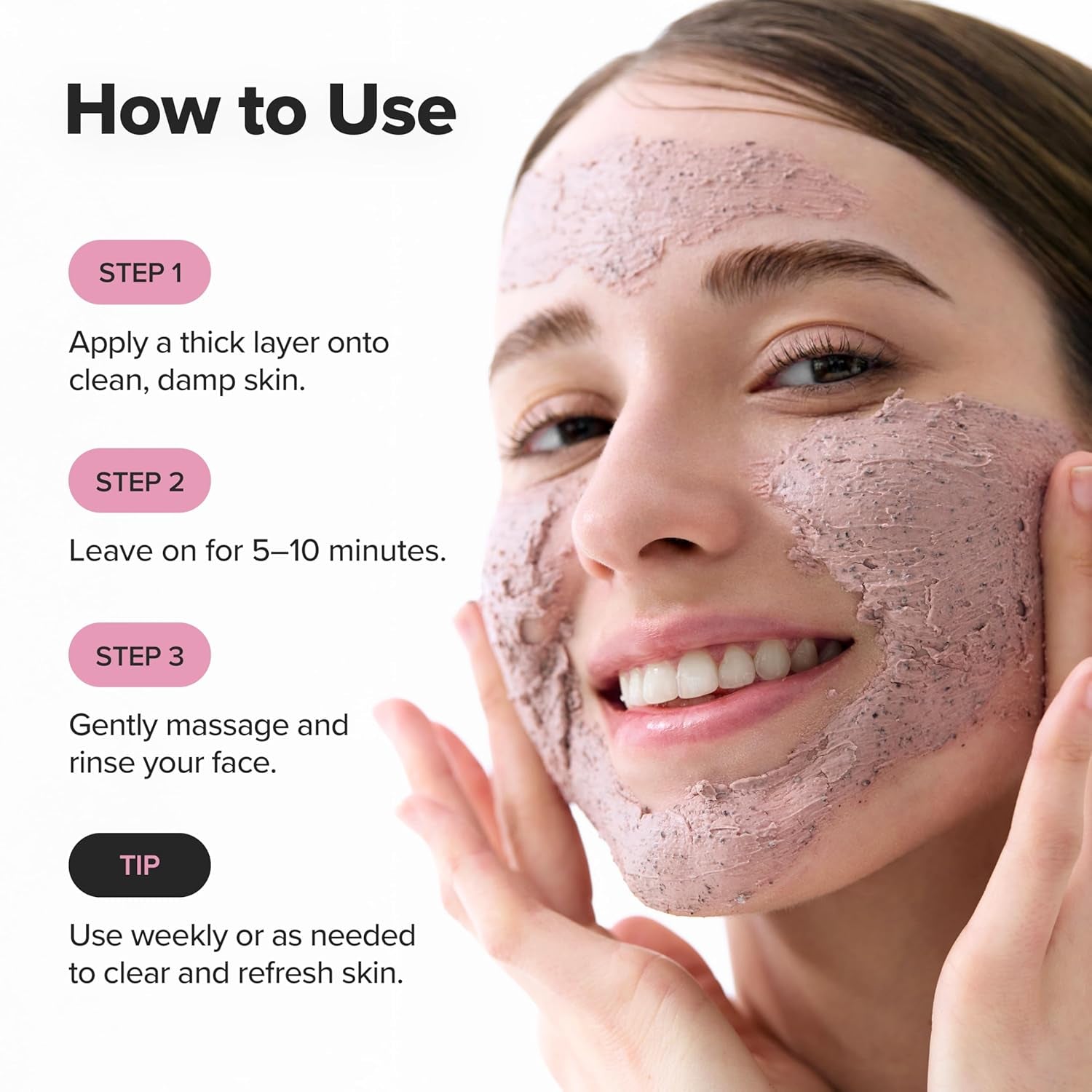 Revitalize Your Skin with the Red Bean Pore Refreshing Mask - Hydrating Clay Cream for Men and Women - 140ml