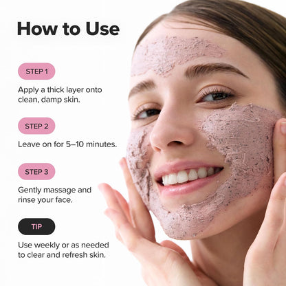 Revitalize Your Skin with the Red Bean Pore Refreshing Mask - Hydrating Clay Cream for Men and Women - 140ml