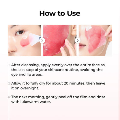 Dr.Melaxin Official Revitalize Your Skin Overnight with  TX Astaxanthin Wrapping Mask