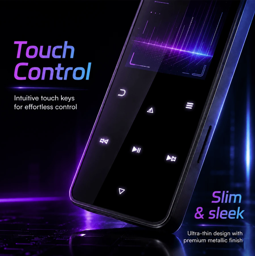 3-In-1 Portable MP3 Music Player